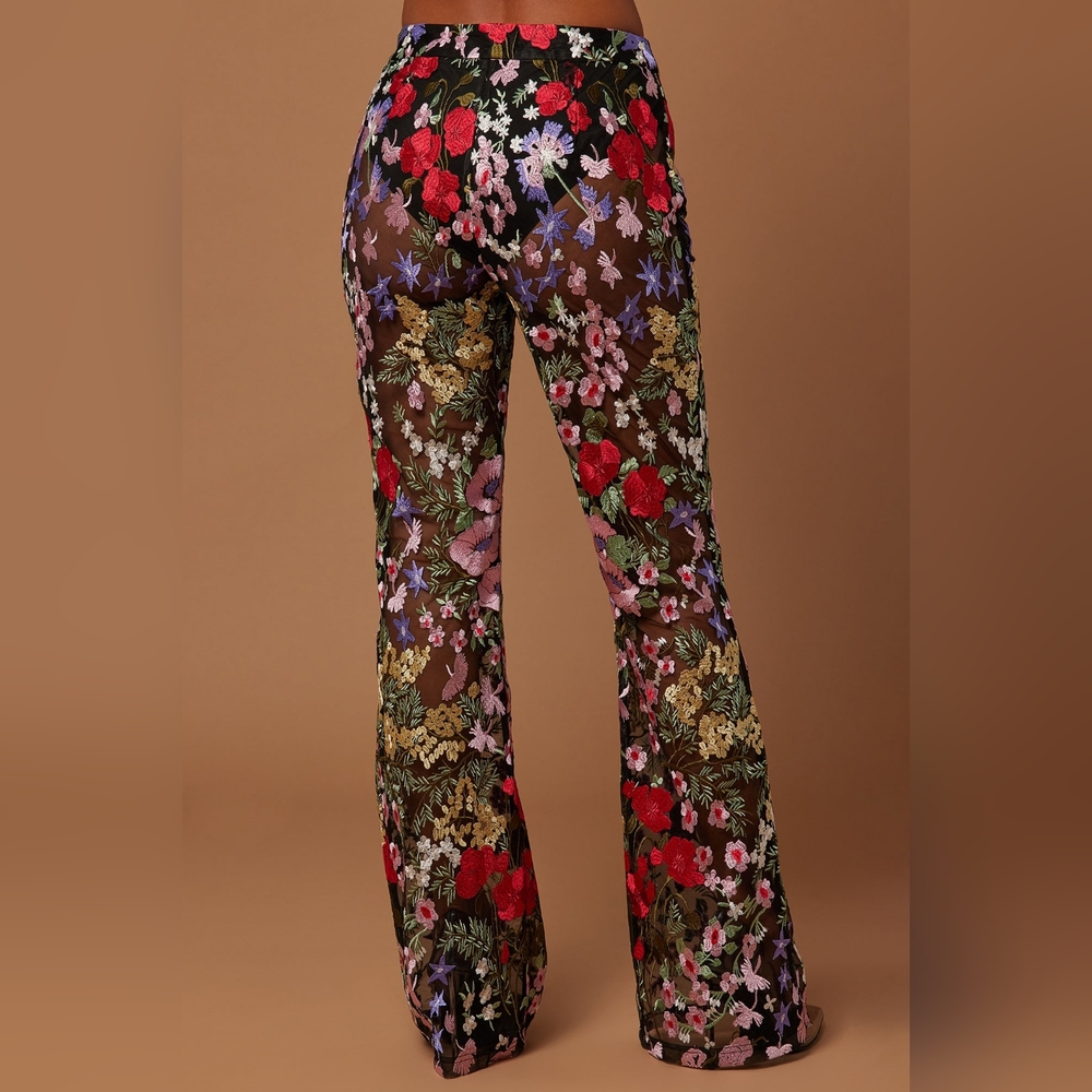 Fashion Nova embroidered lace jackets and pant set - Picture 7 of 9